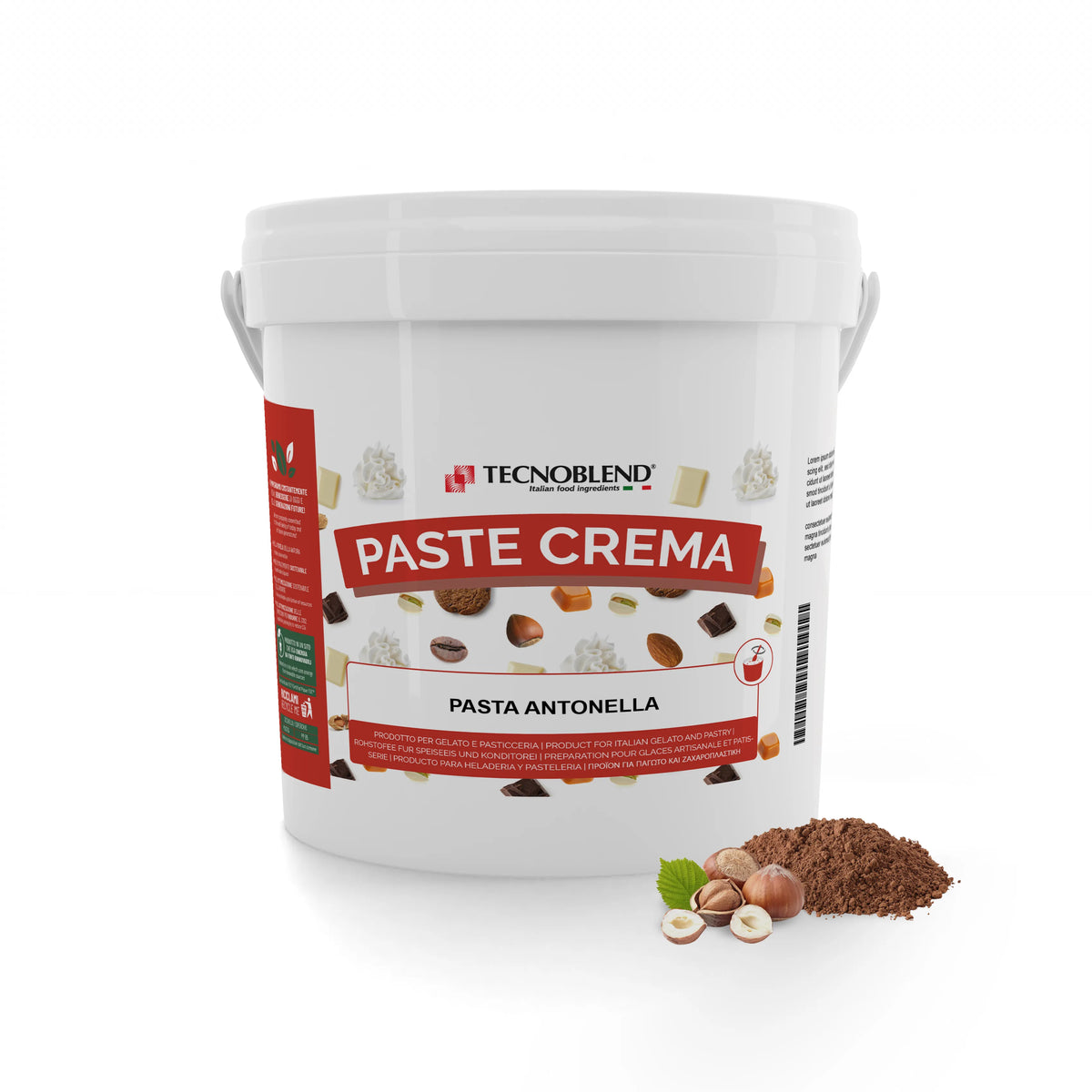 Pasta per Gelato al Cacao e Nocciola, PASTA ANTONELLA