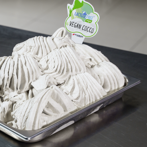 1,5kg Preparato per gelato al COCCO con pezzi senza Lattosio, per Vegani