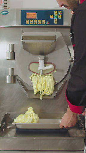 1,25 kg Preparato per Gelato all'Ananas con pezzi, senza lattosio, per vegani